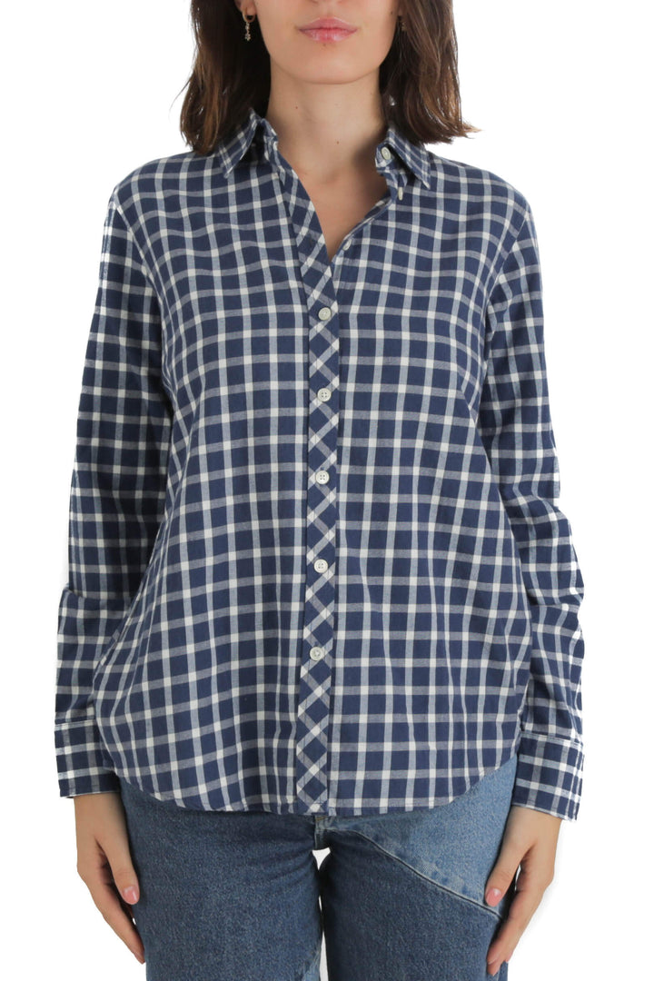 Blusa Banana Republic azul, vista frontal – ClosetRehab