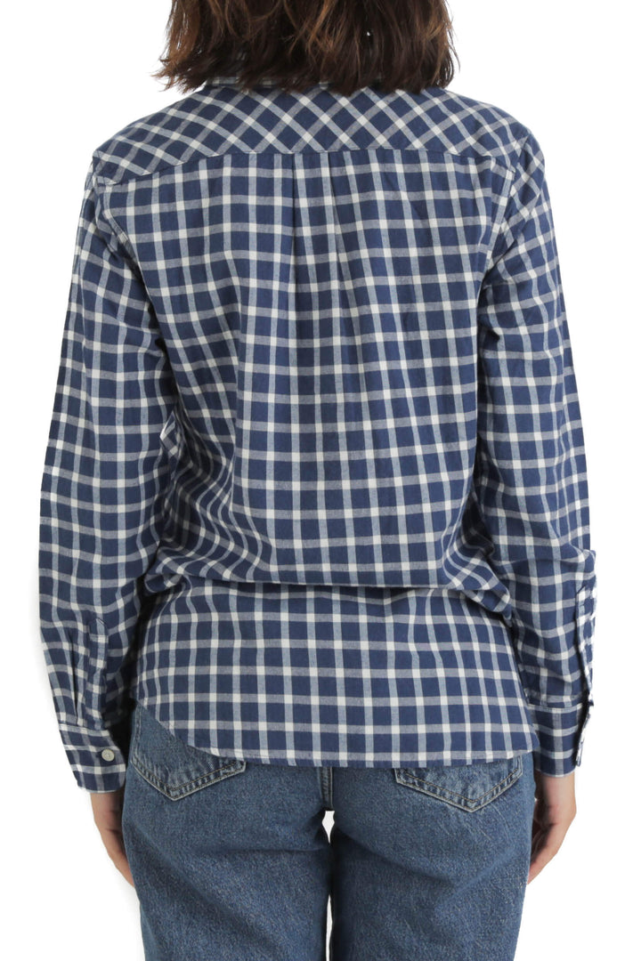 Blusa Banana Republic azul, vista posterior – ClosetRehab