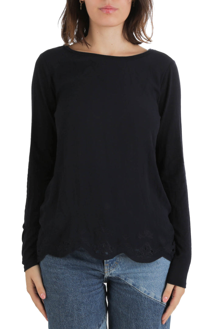 Blusa Loft azul, vista frontal – ClosetRehab