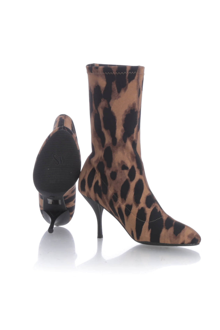 Zapato Stuart Weitzman café y estampado, detalle 6 – ClosetRehab