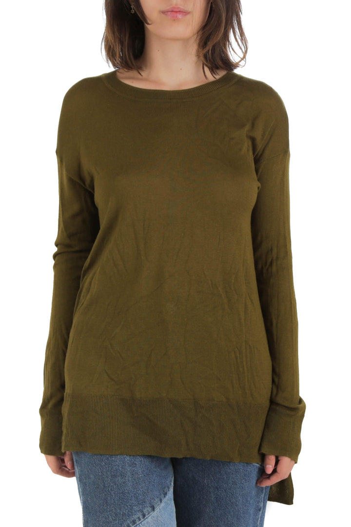 Blusa H&M verde, vista frontal – ClosetRehab