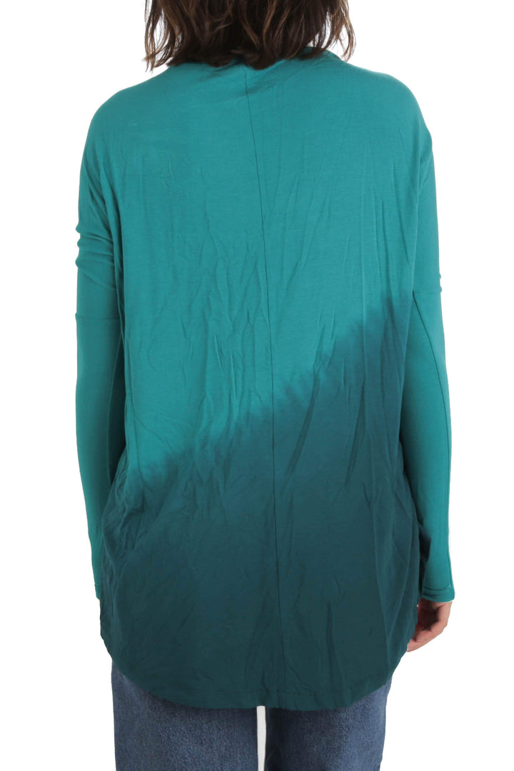 Blusa Lafayette148 azul, vista posterior – ClosetRehab