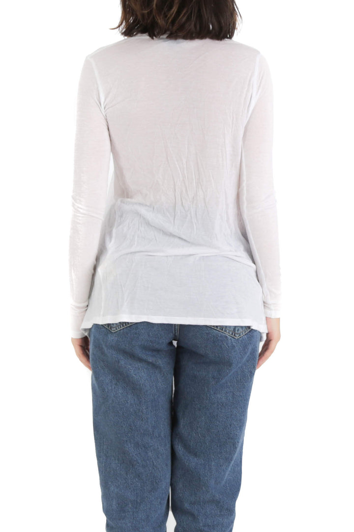 Suéter Alice + Olivia blanco, vista posterior – ClosetRehab