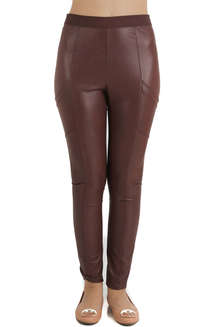 Pantalón BCBG Maxazria NWS café, vista frontal – ClosetRehab