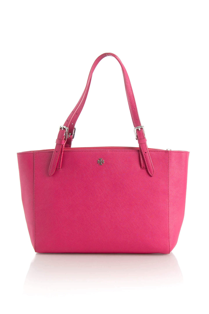 Bolsa Tory Burch rosa, vista frontal – ClosetRehab