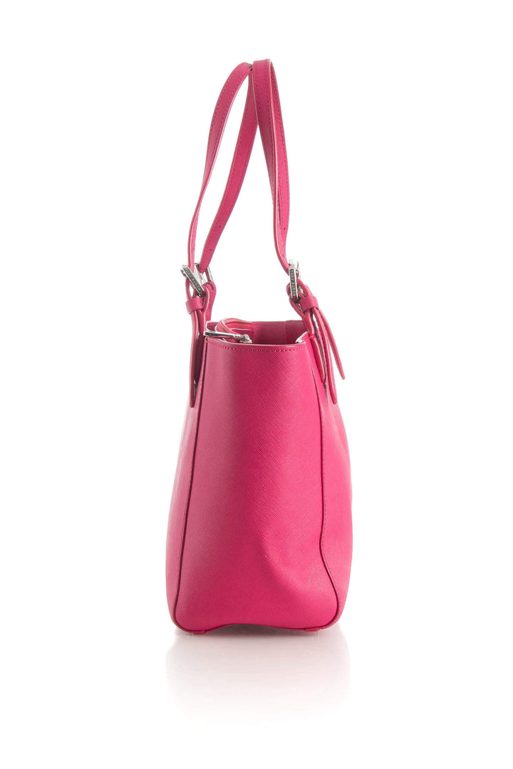 Bolsa Tory Burch rosa, vista lateral – ClosetRehab