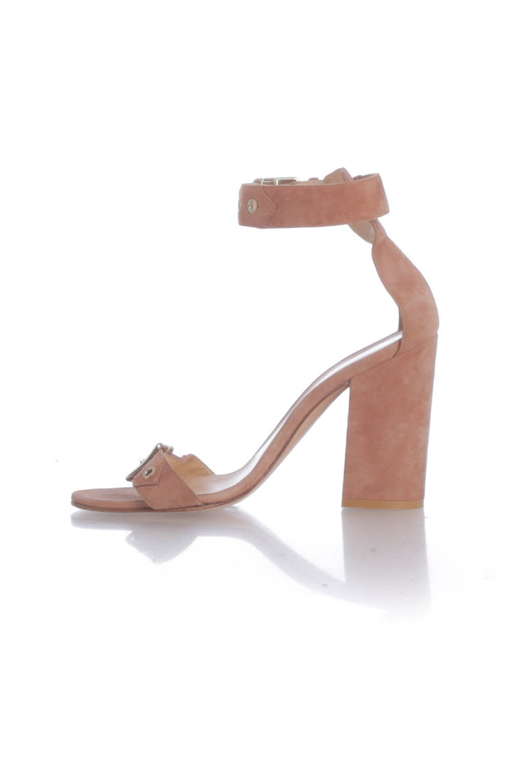 Zapato Gianvito Rossi rosa, vista lateral – ClosetRehab