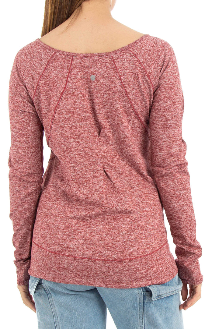 Blusa Zella rojo, vista posterior – ClosetRehab