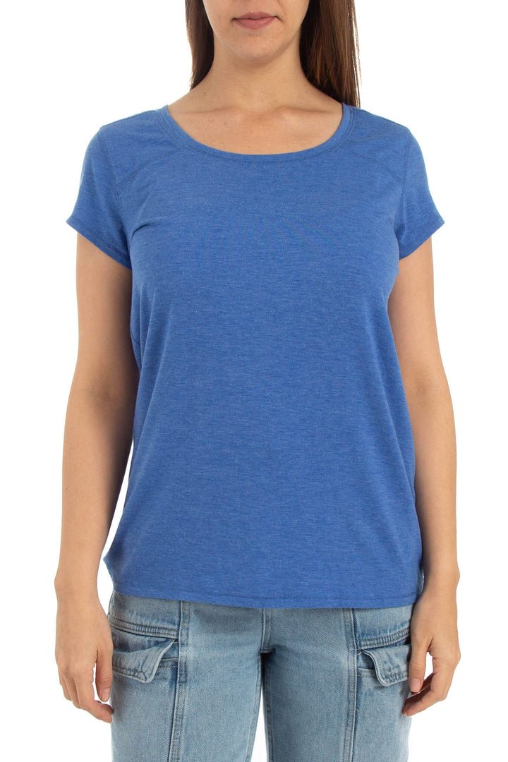 Blusa Zella azul, vista frontal – ClosetRehab
