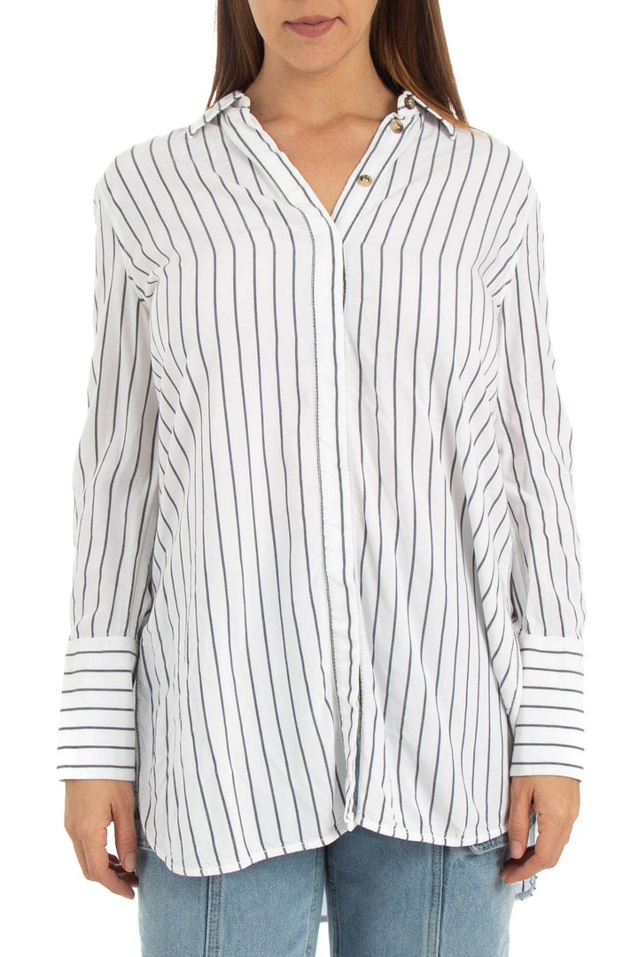 Blusa Massimo Dutti estampado, vista frontal – ClosetRehab