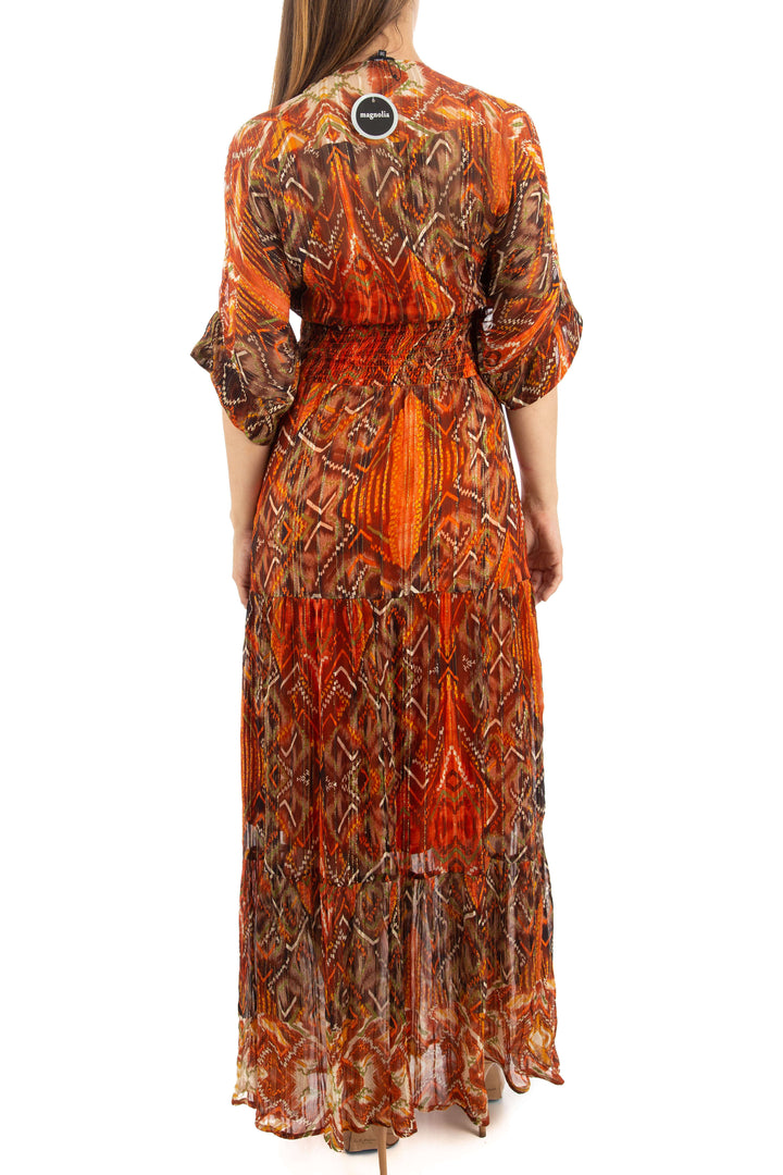 Vestido Desigual NWT naranja, vista posterior – ClosetRehab