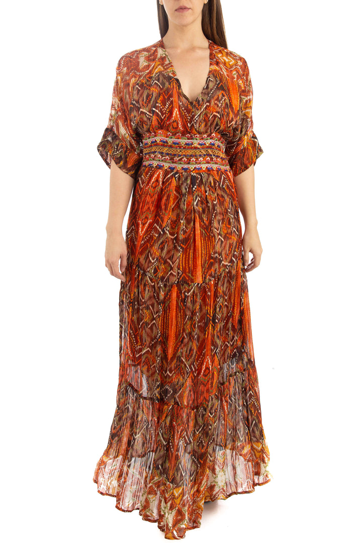 Vestido Desigual NWT naranja, vista frontal – ClosetRehab