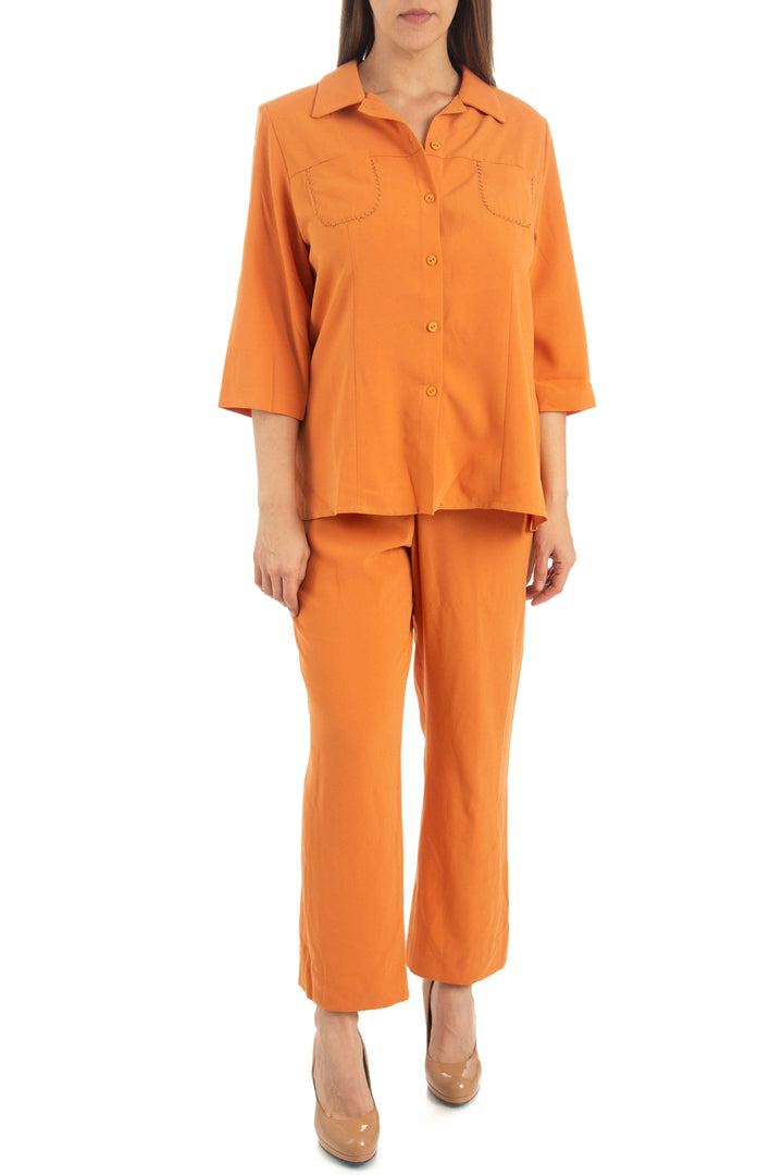 Conjunto Foley's naranja, vista frontal – ClosetRehab