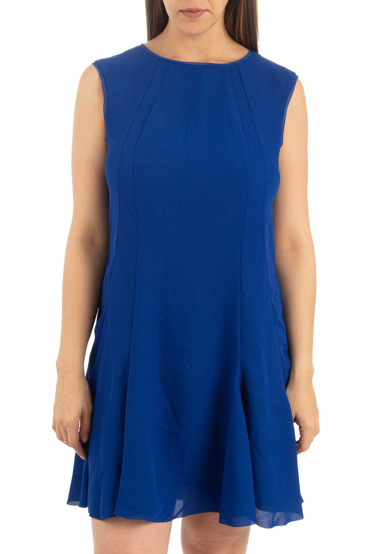 Vestido Reiss azul, vista frontal – ClosetRehab