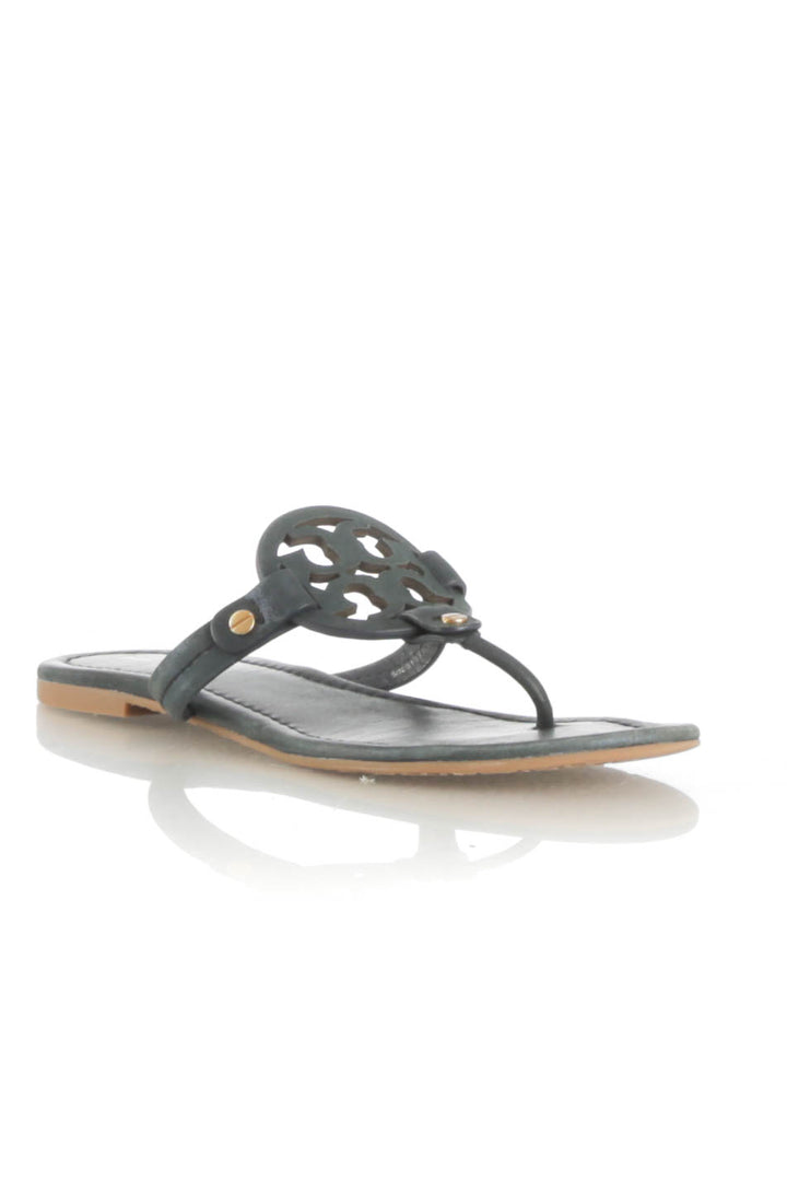 Zapato Tory Burch azul, vista posterior – ClosetRehab