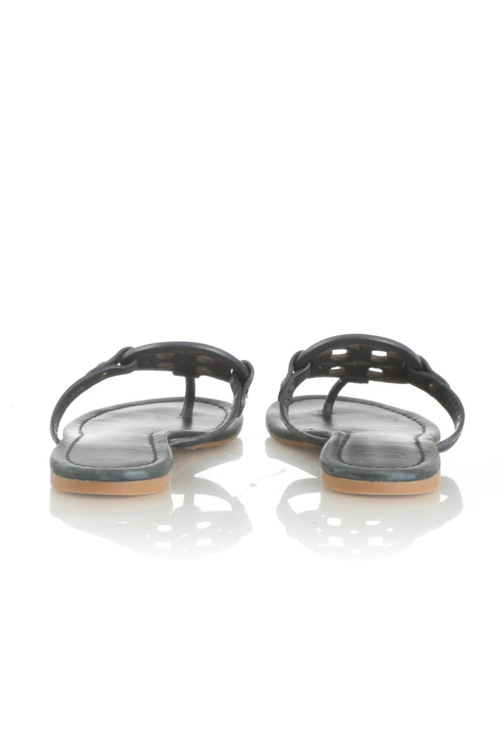 Zapato Tory Burch azul, detalle – ClosetRehab