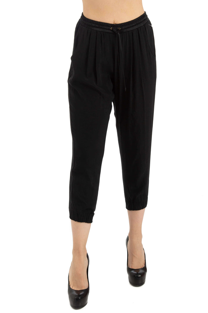 Pantalón Ramy Brook negro, vista frontal – ClosetRehab