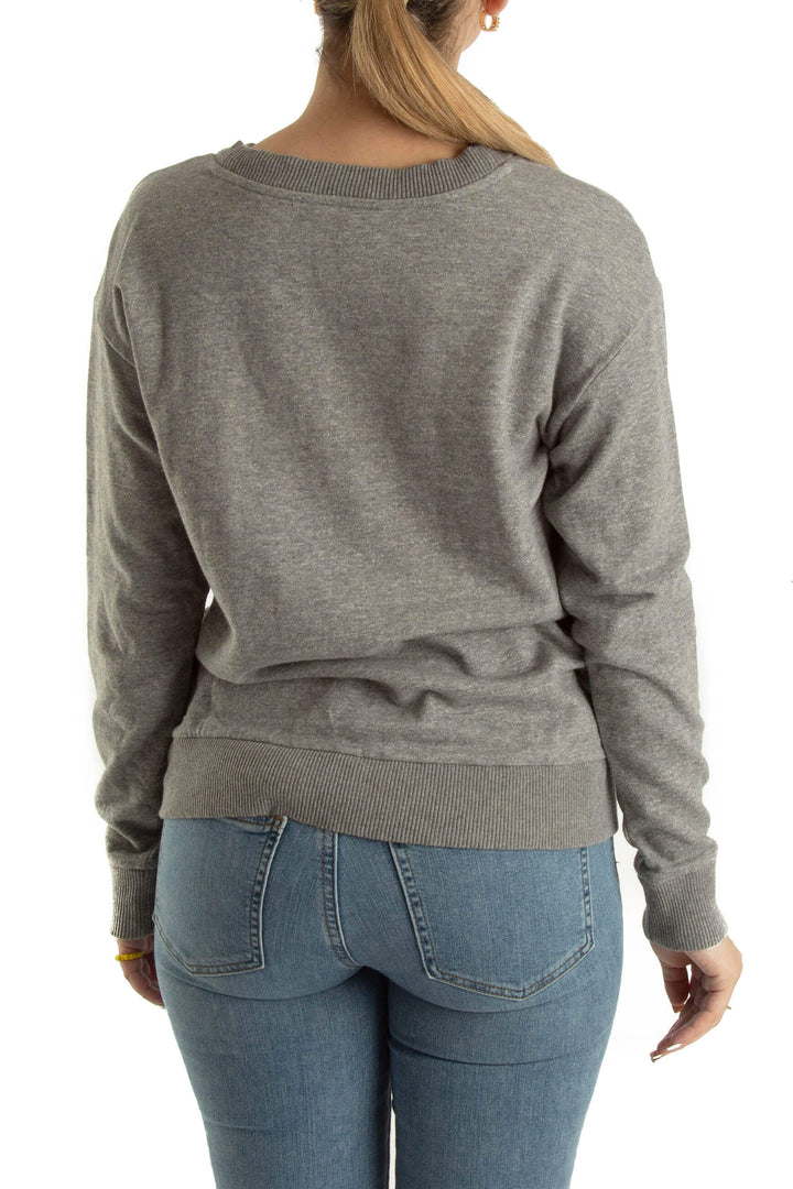 Sudadera Banana Republic gris, vista posterior – ClosetRehab