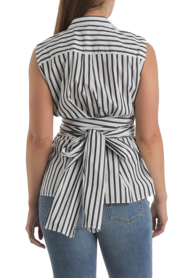 Blusa Carolina Herrera estampado, vista posterior – ClosetRehab