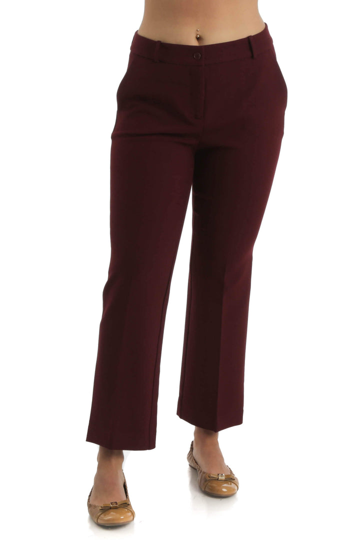 Pantalón Ambrosi morado, vista frontal – ClosetRehab