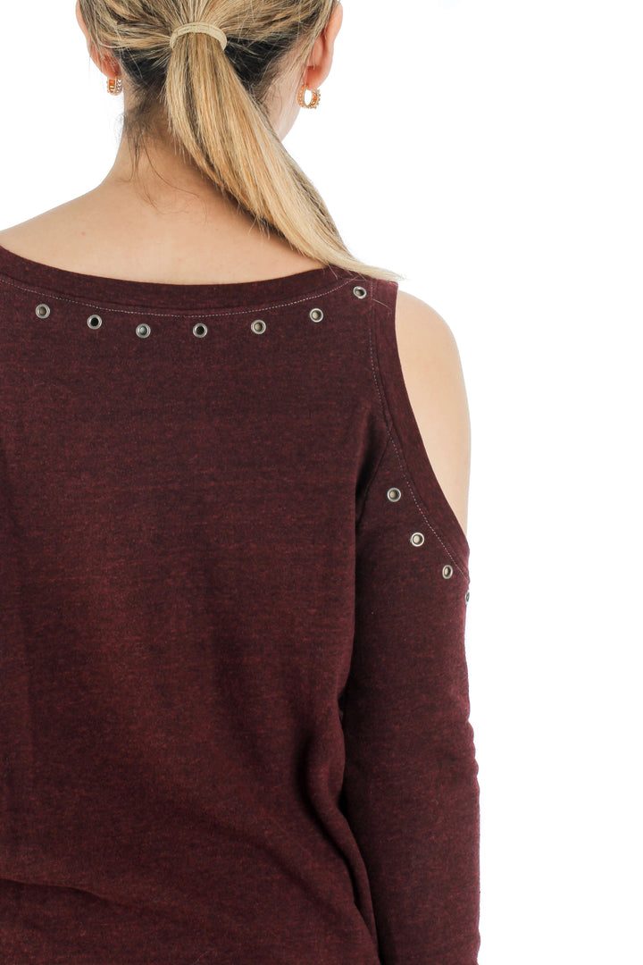 Blusa Rebecca Minkoff rojo, detalle – ClosetRehab