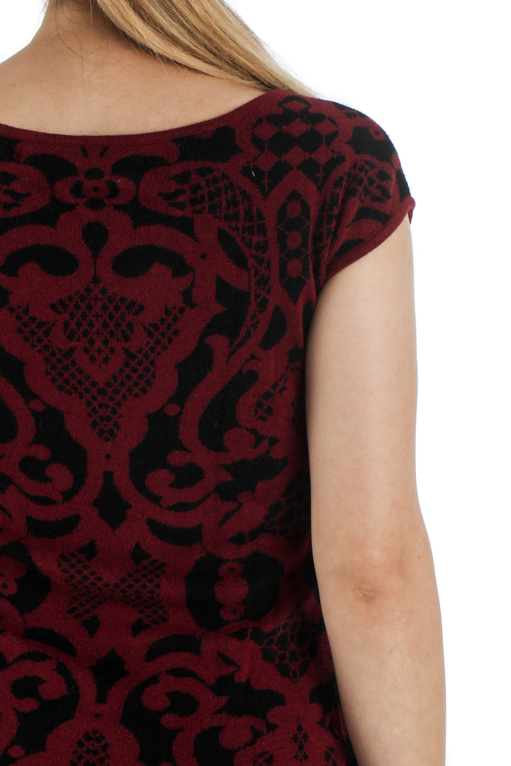 Vestido Max Studio rojo, detalle – ClosetRehab