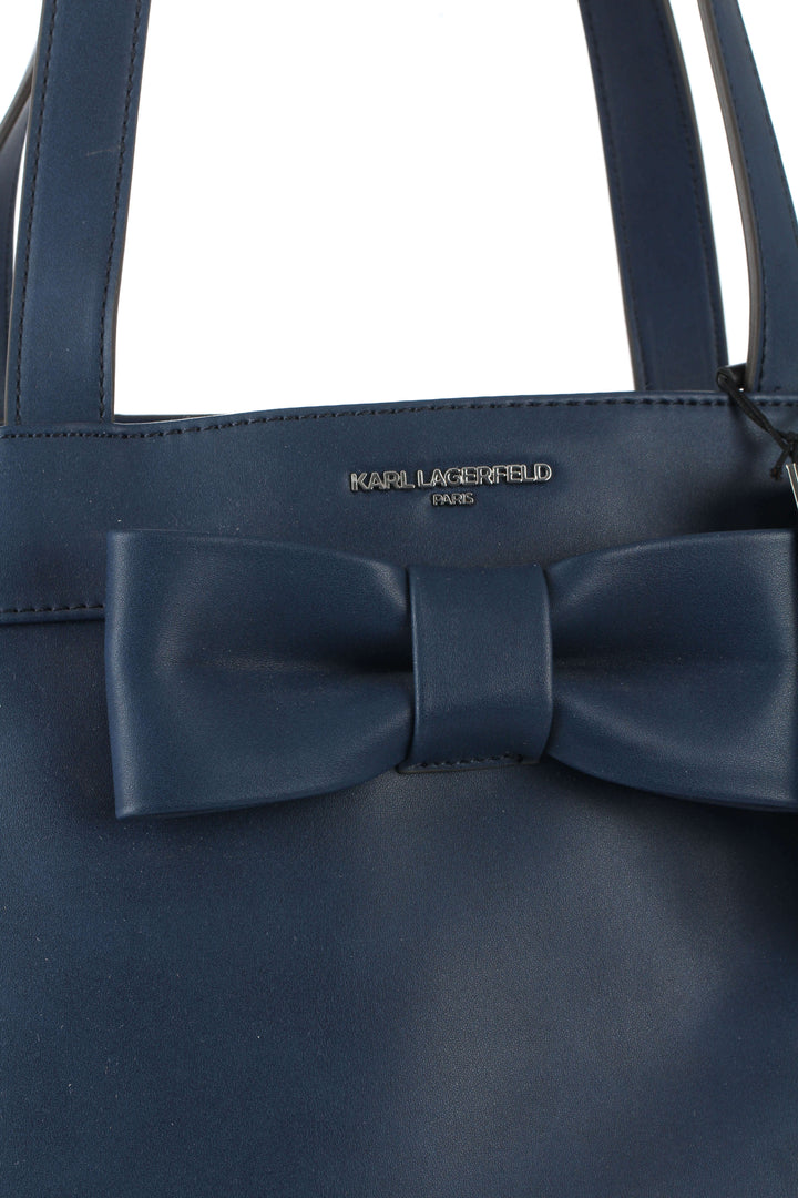 Bolsa Karl Lagerfeld azul, detalle 7 – ClosetRehab