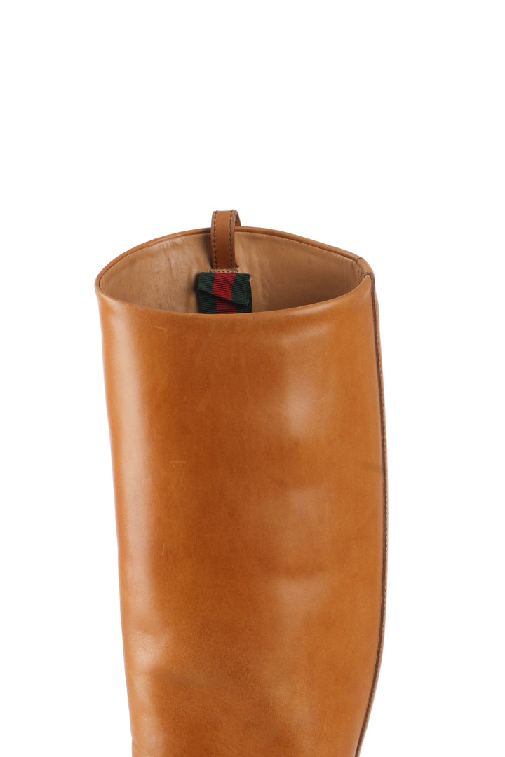 Zapato Gucci café, detalle 11 – ClosetRehab