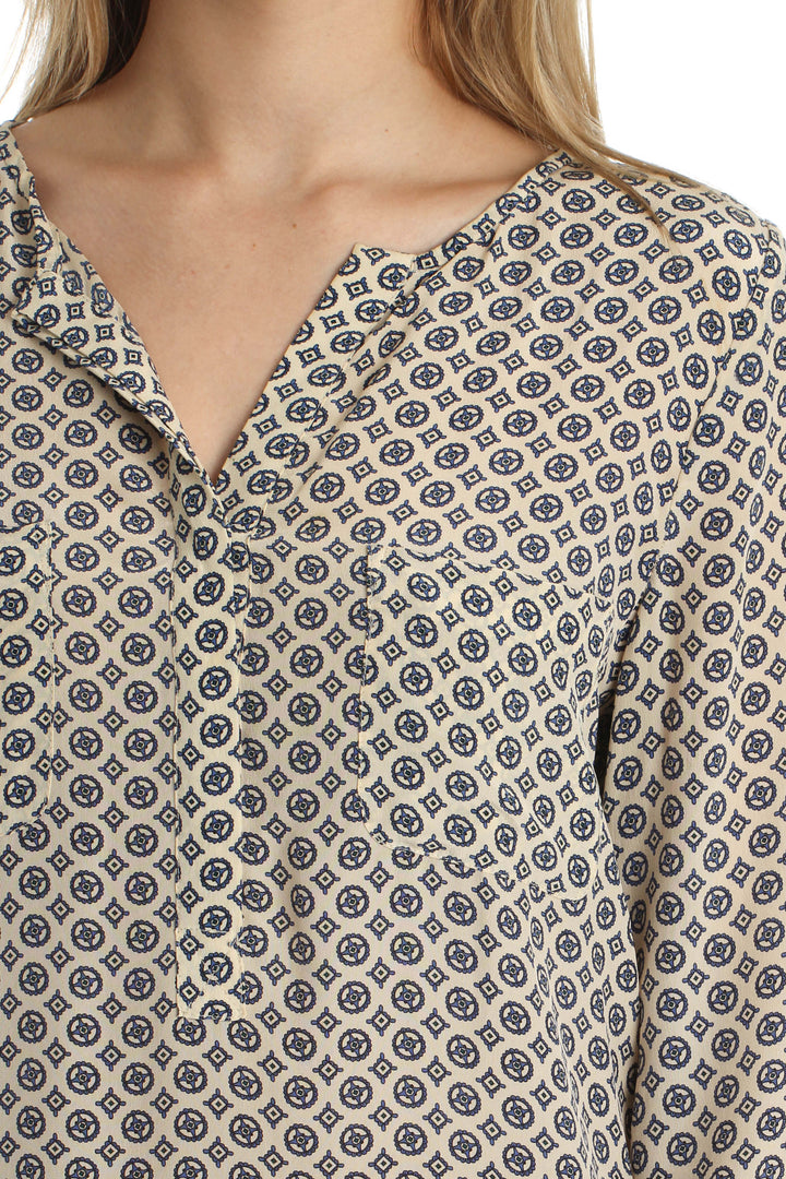 Blusa Joie azul, vista lateral – ClosetRehab