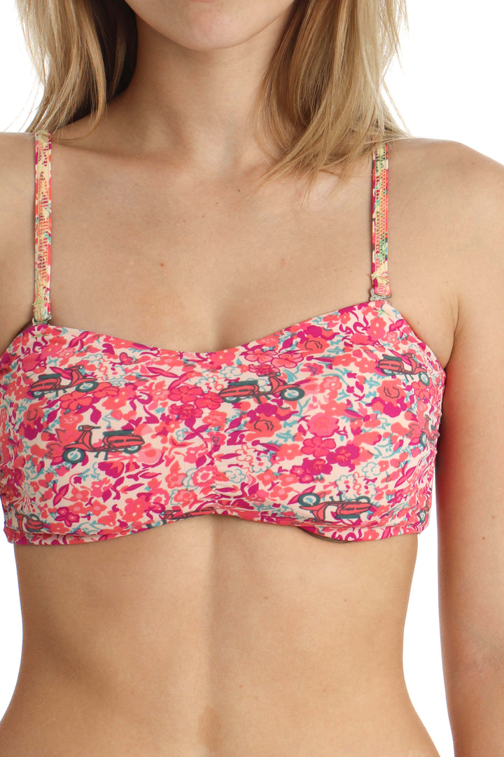 Traje de baño rosa, vista lateral – ClosetRehab