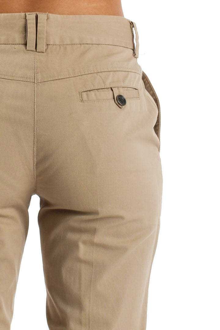 Pantalón Burberry café, detalle – ClosetRehab
