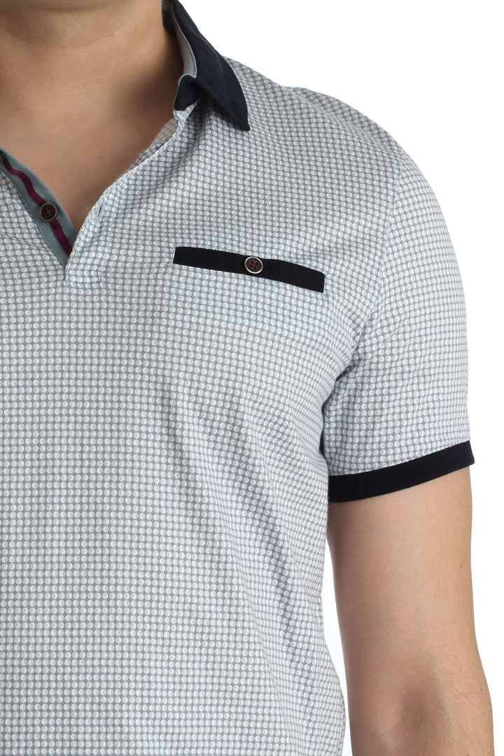 Polo Ted Baker blanco, vista lateral – ClosetRehab