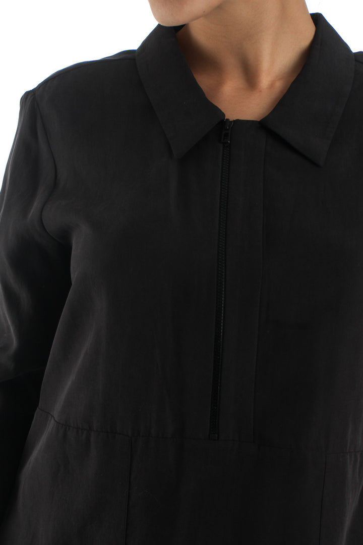 Vestido Bimba y Lola negro, vista lateral – ClosetRehab