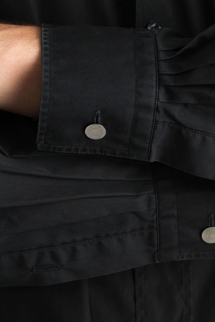 Camisa Hermès negro, detalle – ClosetRehab