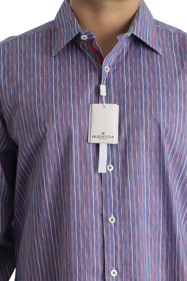 Camisa Bugatchi morado, vista lateral – ClosetRehab
