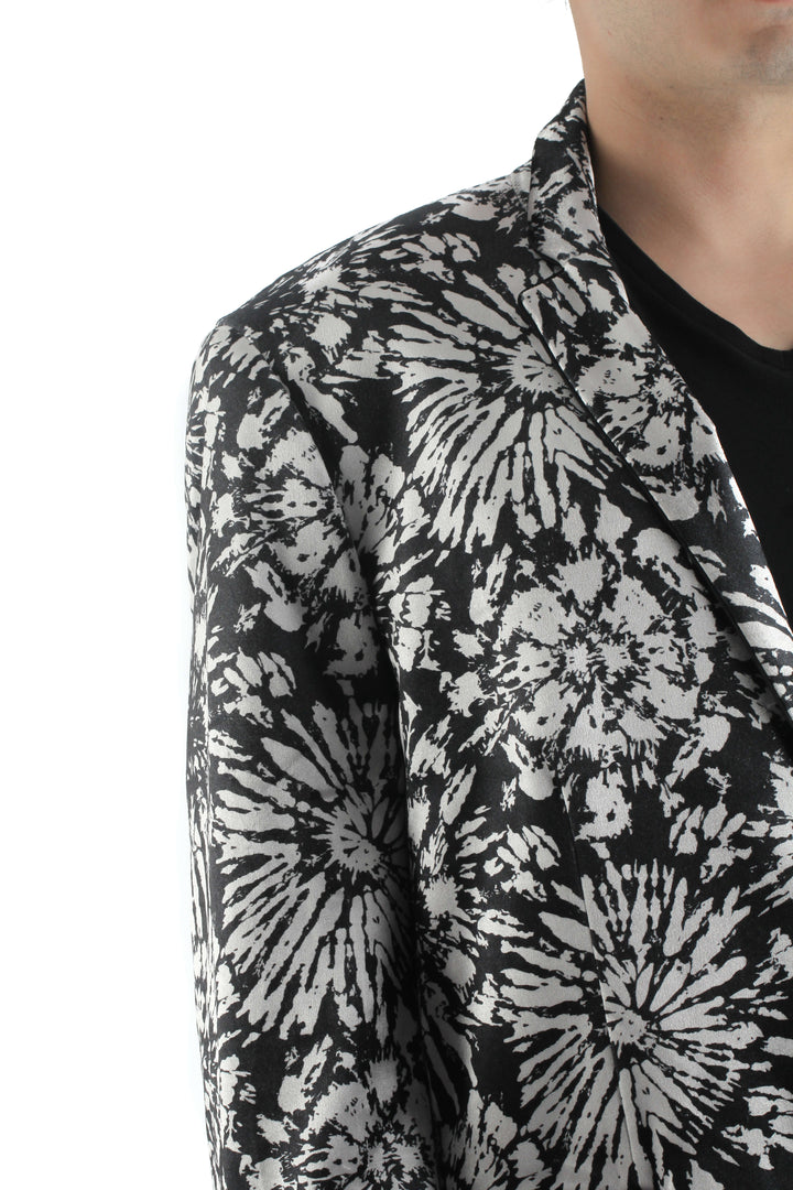 Saco International Concepts blanco y negro, vista lateral – ClosetRehab