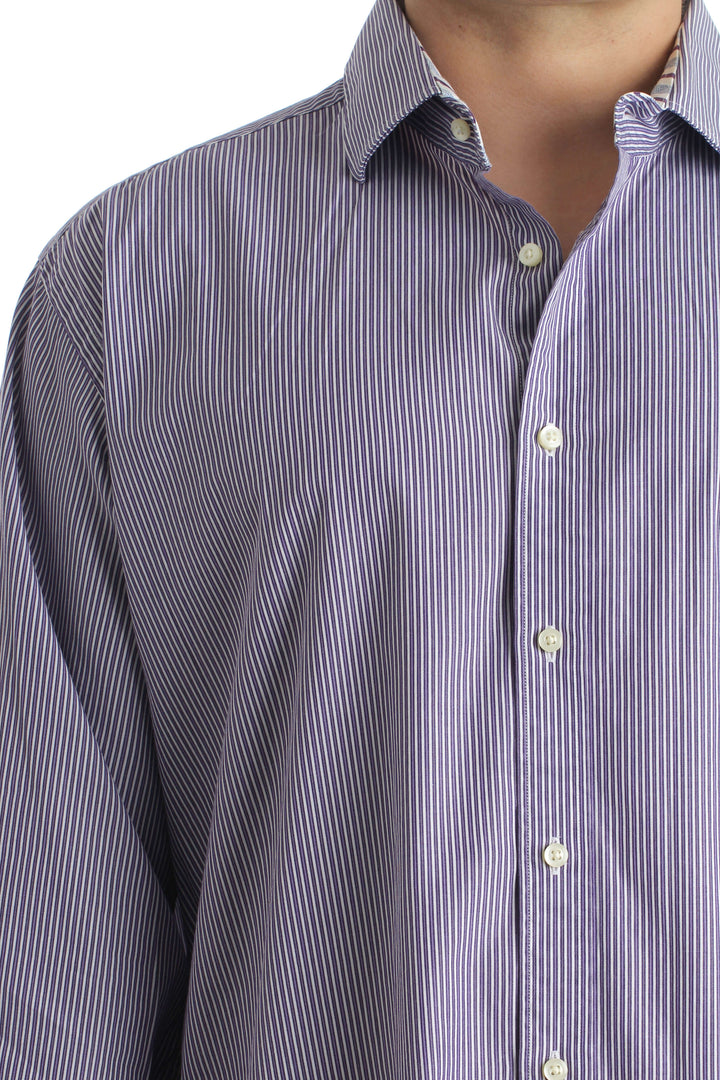 Camisa Thomas Dean azul, vista lateral – ClosetRehab