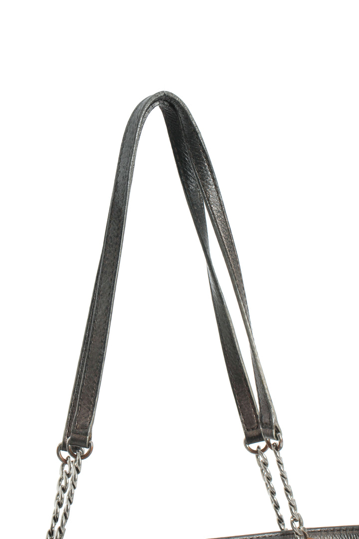 Bolsa Michael Kors gris, detalle 5 – ClosetRehab