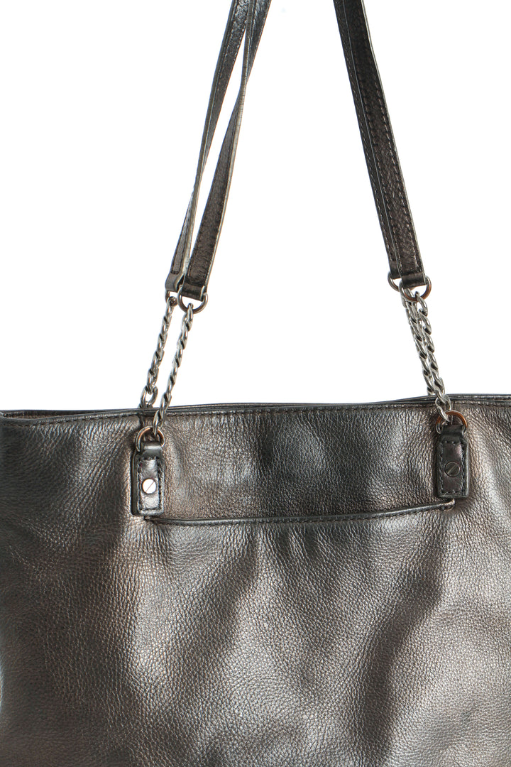 Bolsa Michael Kors gris, detalle 6 – ClosetRehab