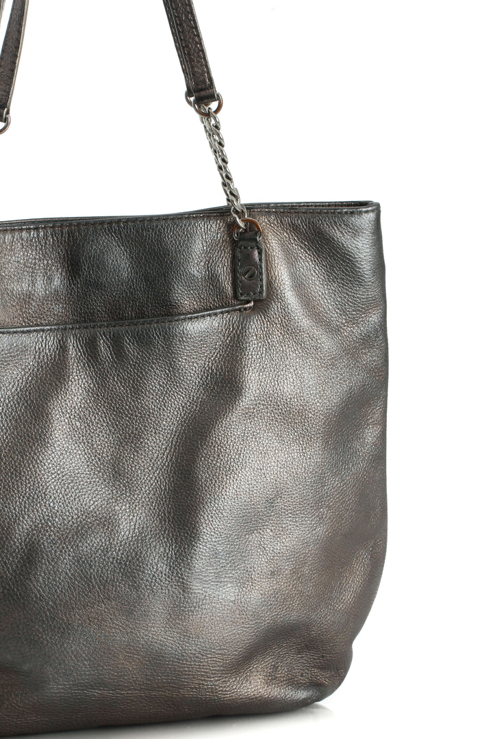 Bolsa Michael Kors gris, detalle 7 – ClosetRehab