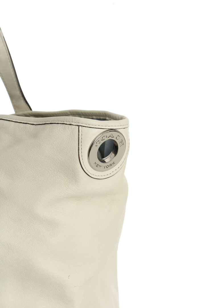 Bolsa Coach beige, detalle 9 – ClosetRehab