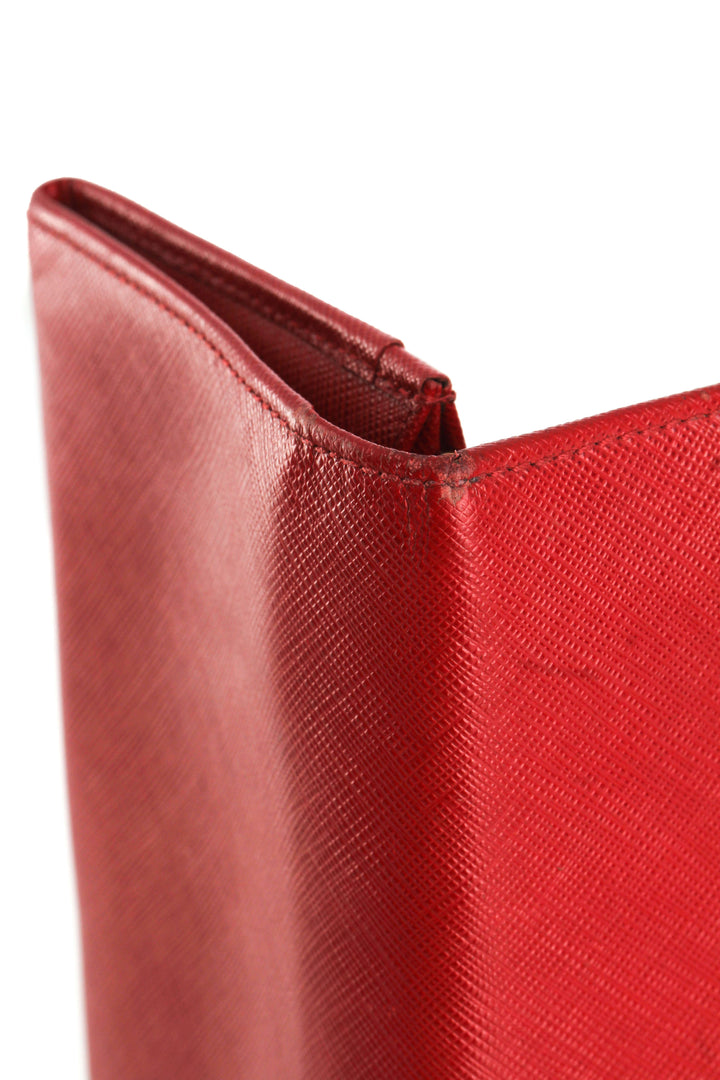 Cartera Salvatore Ferragamo rojo, detalle 7 – ClosetRehab