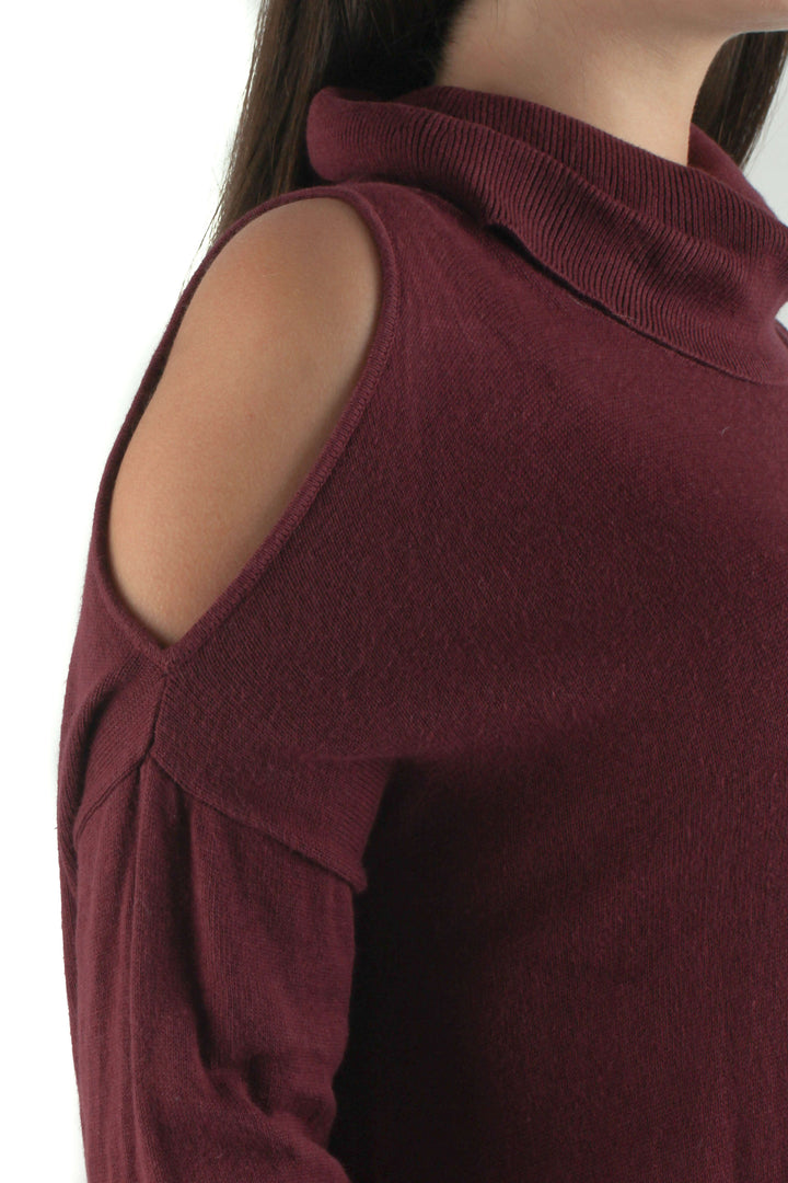 Vestido BCBG Generation rojo, vista lateral – ClosetRehab