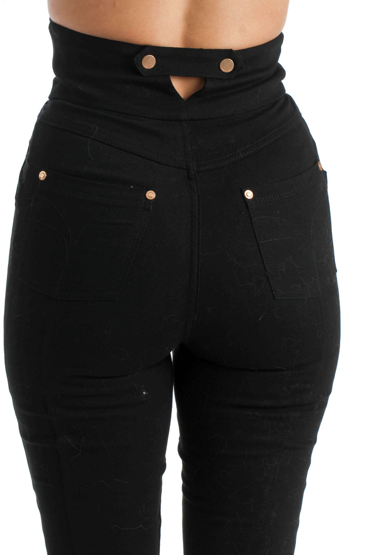 Pantalón Alice McCall negro, detalle – ClosetRehab