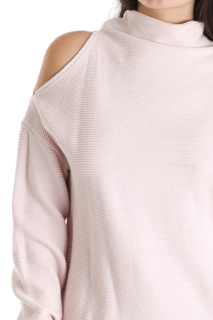 Suéter Varley estampado y rosa, vista lateral – ClosetRehab