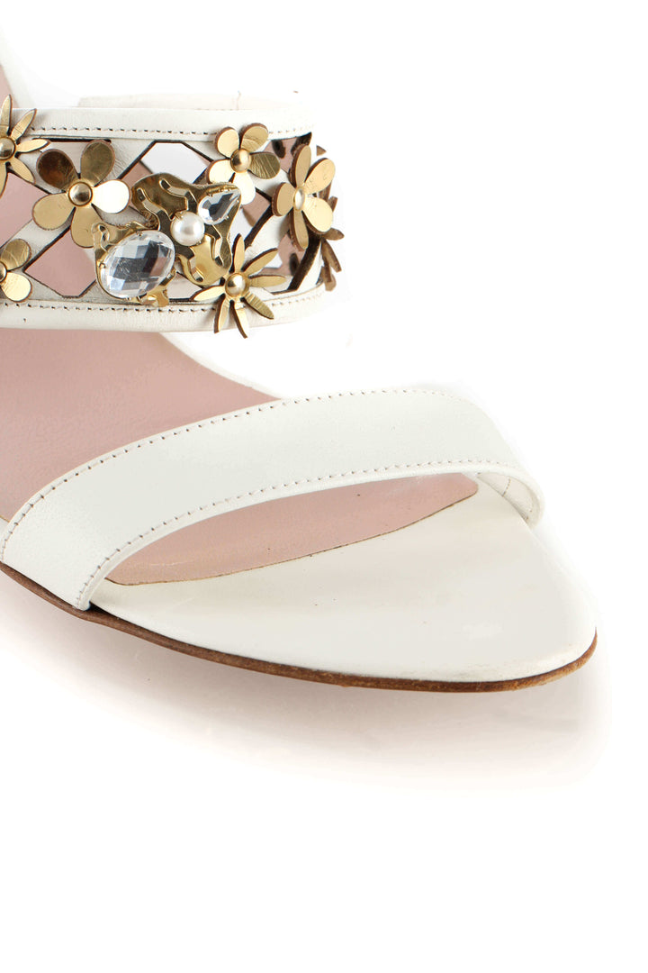 Zapato Kate Spade blanco, detalle 8 – ClosetRehab