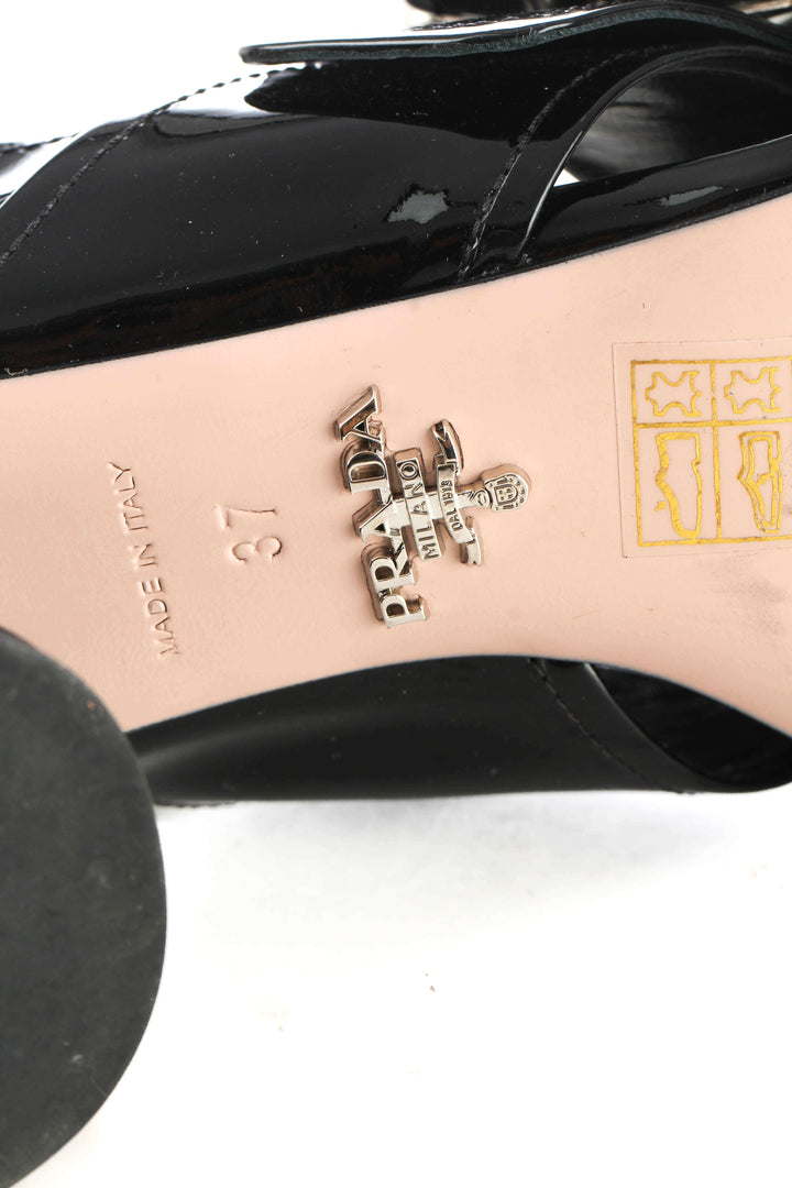 Zapato Prada negro, detalle 10 – ClosetRehab