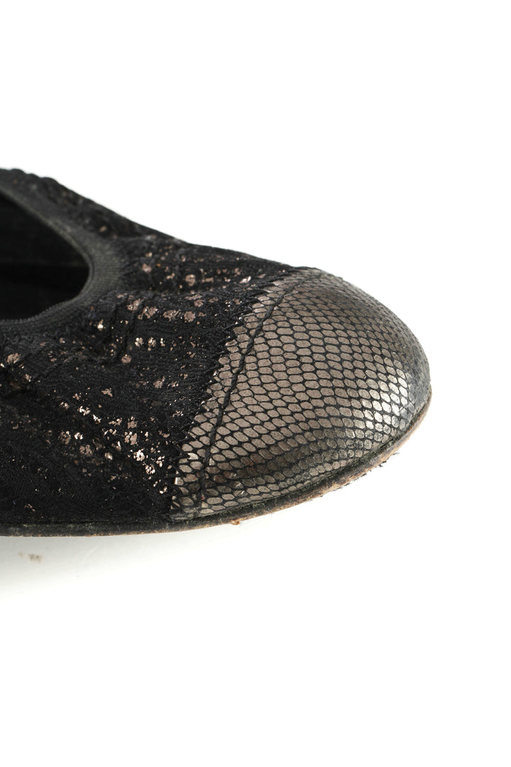 Zapato Chanel negro, detalle 9 – ClosetRehab