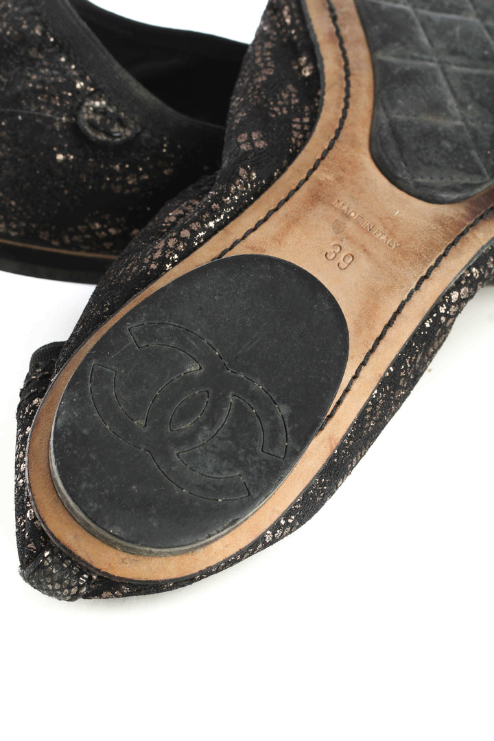 Zapato Chanel negro, detalle 11 – ClosetRehab