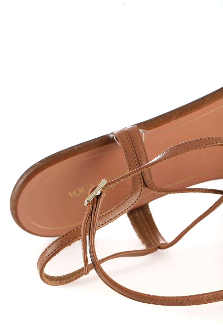 Zapato Aquazzura café, detalle 10 – ClosetRehab